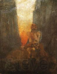 Alphonse Mucha The Gulf Norge oil painting art